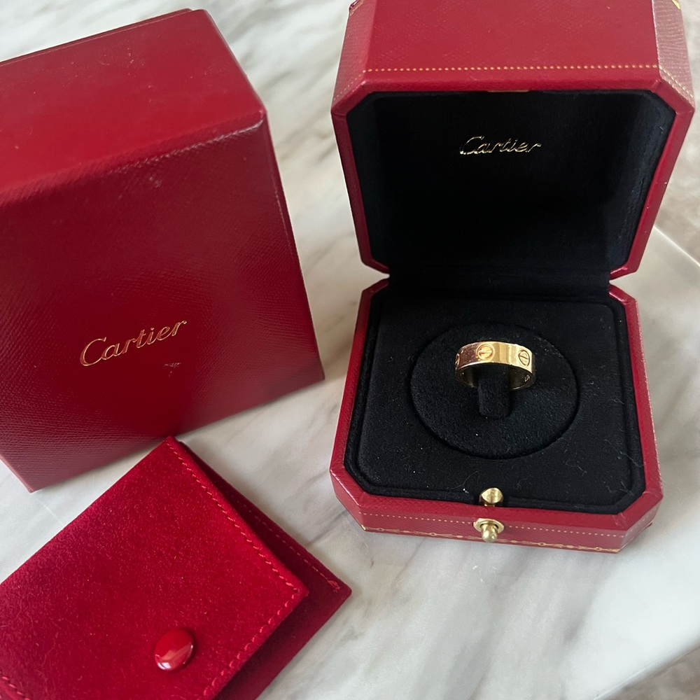 Cartier LOVE ring in Yellow Gold size 50mm
